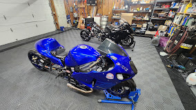 Inside the Parton Auto Detailing garage in Sevierville, Tennessee